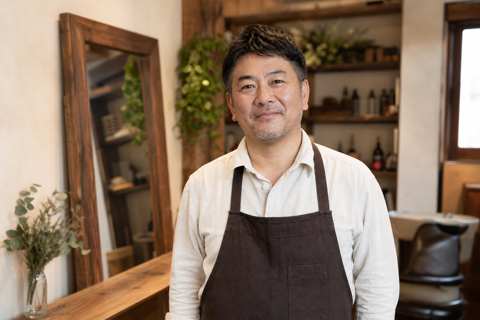 hair salon NEST店主の高橋隆志